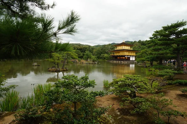 Kinkaku Zenový Buddhistický Chrám Japonském Kjótu Listopadu2014 Kvalitní Fotografie — Stock fotografie