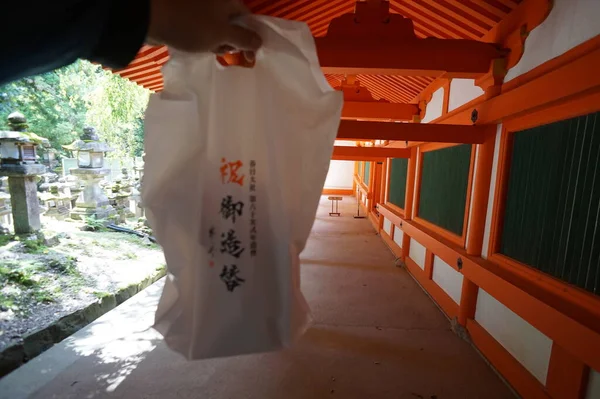 Gran Santuario Kasuga en Nara — Foto de Stock