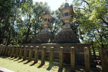 Japon tapınağı feneri. Yüksek kalite fotoğraf