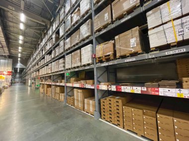 IKEA satış deposu. Chengdu, Çin. 12 Ekim 2021
