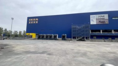 IKEA satış deposu. Chengdu, Çin. 12 Ekim 2021