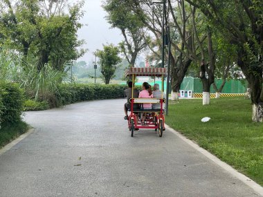 Chengdu, Çin 'e park et. 11 Eylül 2021 'de vuruldu.