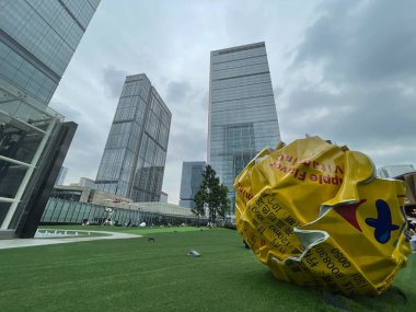 Chengdu Çin, 13 Ekim 2021: Chengdu Çin 'de IFS alışveriş merkezi