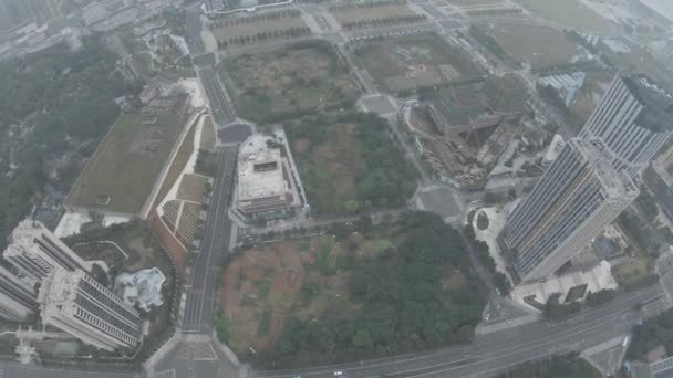 成都、中国、 14 10月2021でのアパートメントの建物の空中ビュー — ストック動画