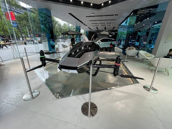 Cinese enorme drone.13 ott 2021.Chengdu Cina. — Foto Stock