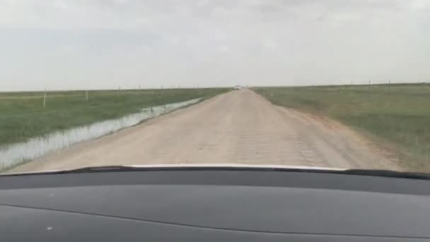 Cip Çin 'de kırsal yol boyunca gidiyor. — Stok video