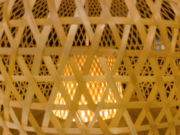 Pokój dzienny Lampa nowoczesny design Bamboo tło — Zdjęcie stockowe
