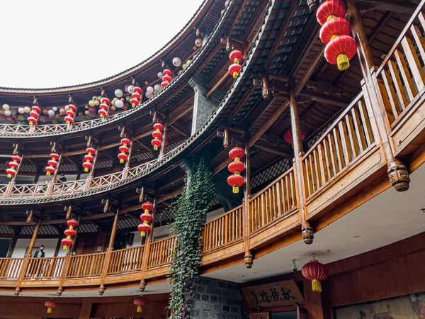 Fujian Tulou attraction du bâtiment de la Terre. 24 octobre 2021 — Photo