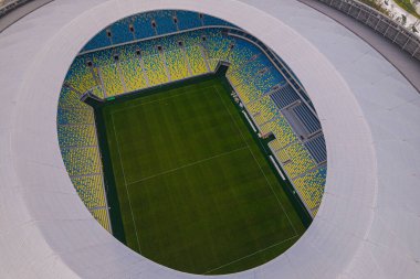 Chengdu Olimpiyat Stadyumu hava manzarası