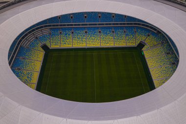 Chengdu Olimpiyat Stadyumu hava manzarası