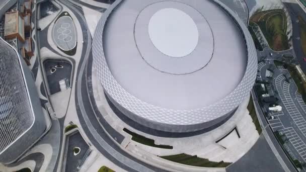 Estadio Olímpico de Chengdu vista aérea — Vídeo de stock