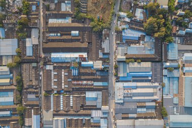 Chengdu, Çin 'deki eski evler.