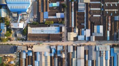 Chengdu, Çin 'deki eski evler.