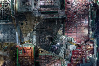 Çin 'de inşaat alanı