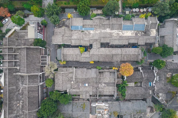 Architectures chinoises typiques situées à Chengdu, Chine — Photo