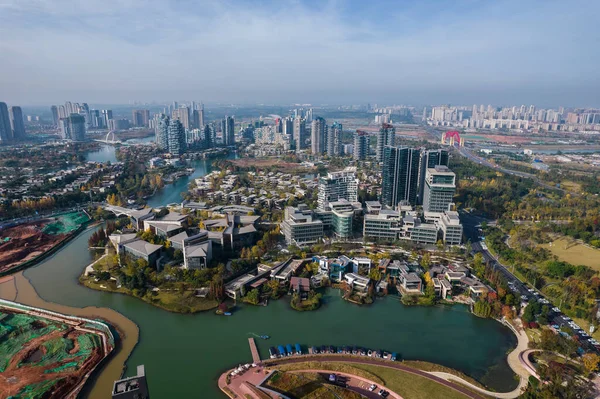 Villen in Chengdu, China. 17. November 2021 — Stockfoto