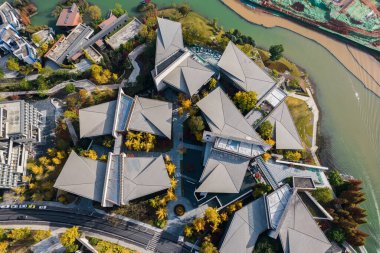 Chengdu, Çin 'deki villalar. 17 Kasım 2021
