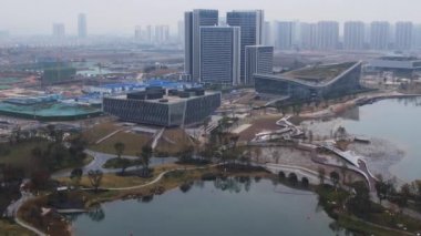 Tipik Çin mimarisi Chengdu, Çin 'de yer almaktadır.