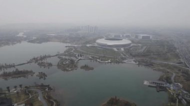 Tipik Çin mimarisi Chengdu, Çin 'de yer almaktadır.