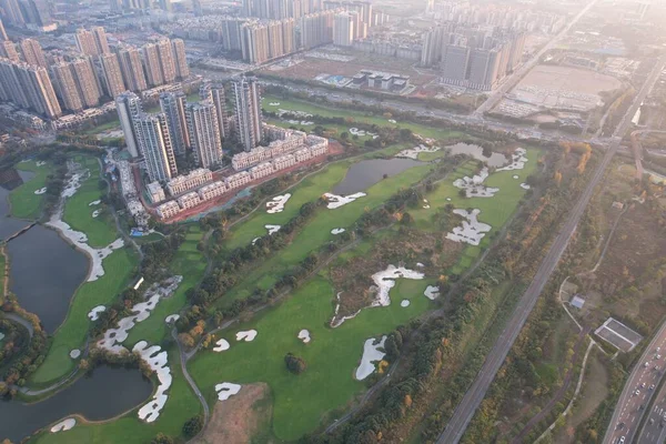 Εργοτάξιο στο Chengdu, Κίνα — Φωτογραφία Αρχείου