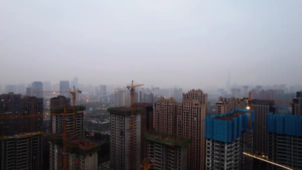 Plac budowy w Chengdu, Chiny — Wideo stockowe