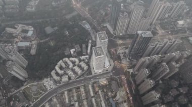 Çin, Chengdu 'da inşaat alanı