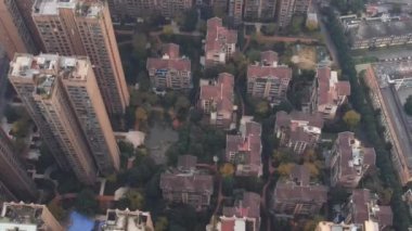 Çin, Chengdu 'da inşaat alanı