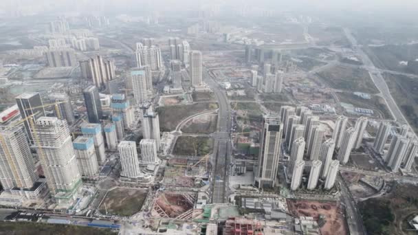 Plac budowy w Chengdu, Chiny — Wideo stockowe