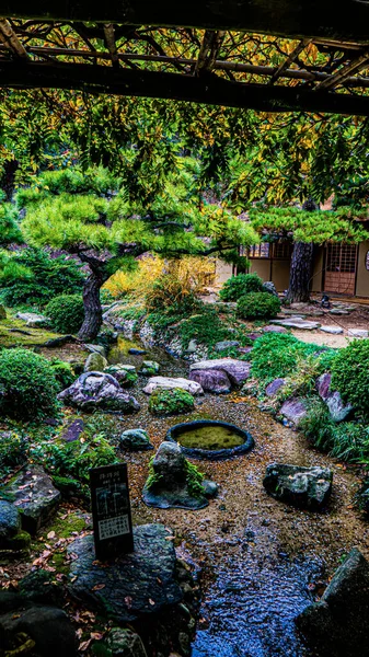 Japanischer Garten in Kyoto, Japan — Stockfoto