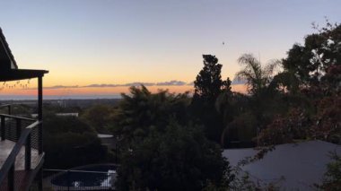 Adelaide şehrinde gün batımı