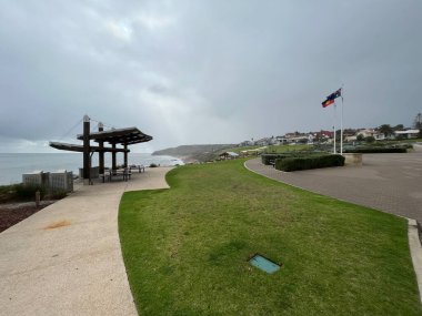 Hallett Cove Boardwalk at sunset, South Australia. High quality photo