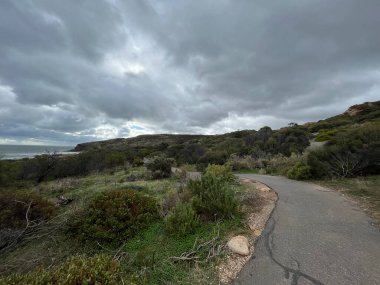 Hallett Cove Boardwalk at sunset, South Australia. High quality photo