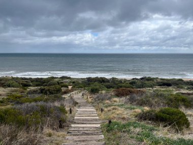 Hallett Cove Boardwalk at sunset, South Australia. High quality photo