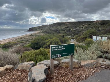 Hallett Cove Boardwalk at sunset, South Australia. High quality photo