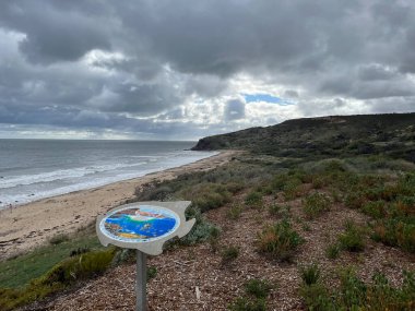 Hallett Cove Boardwalk at sunset, South Australia. High quality photo