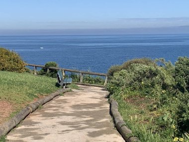 Adelaide, Avustralya 'daki güzel plajın doğa manzarası. Yüksek kalite fotoğraf