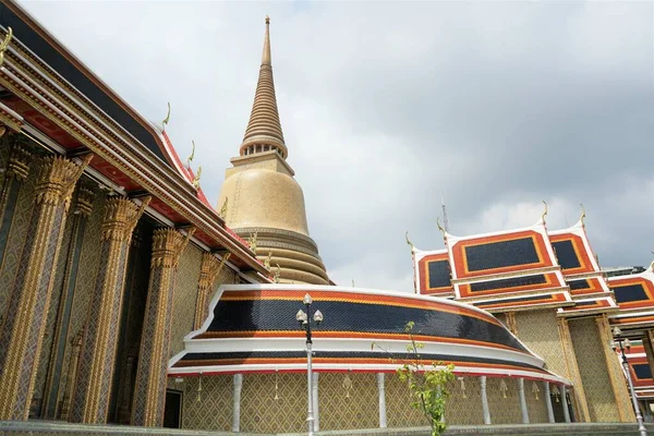 Foto Wat Ratchabophit Sathitmahasimaram Ratchaworawihan Bangkok Tailândia — Fotografia de Stock