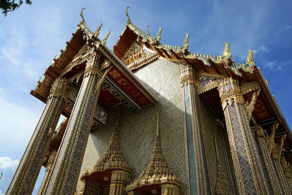Photo Wat Ratchabophit Sathitmahasimaram Ratchaworawihan Bangkok Thaïlande — Photo