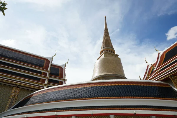 Foto Wat Ratchabophit Sathitmahasimaram Ratchaworawihan Bangkok Tailândia — Fotografia de Stock