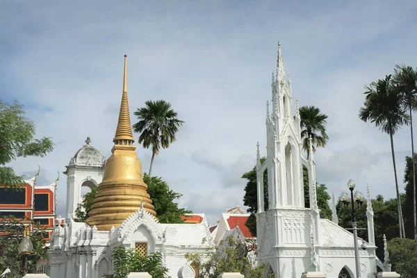 Foto Von Wat Ratchabophit Sathitmahasimaram Ratchaworawihan Bangkok Thailand — Stockfoto