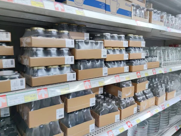 Aug 2021 Bangkok Thailand Makro Een Supermarkt Onder Covid Situatie — Stockfoto