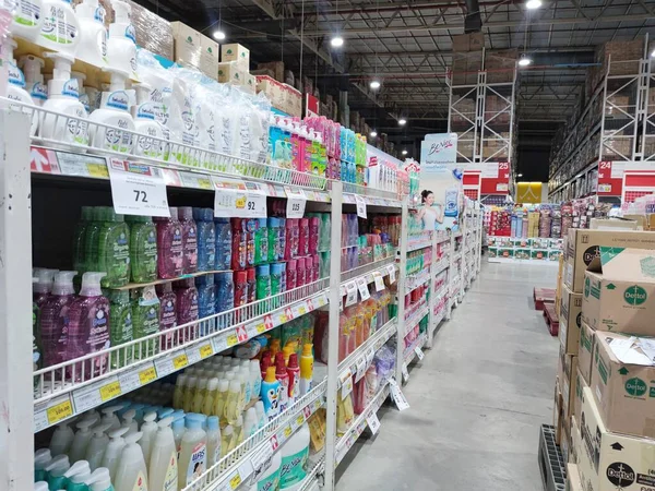 Aug 2021 Bangkok Thailand Makro Een Supermarkt Onder Covid Situatie — Stockfoto