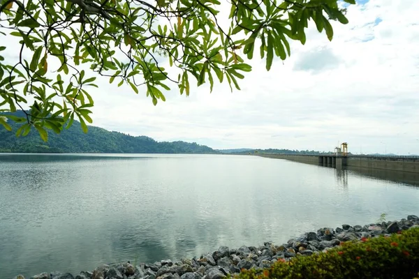 Pictures Dams Thailand Consists Water Bodies Mountains — Foto Stock