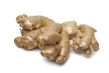 Beyaz arkaplanda Ginger 'ın fotoğrafı