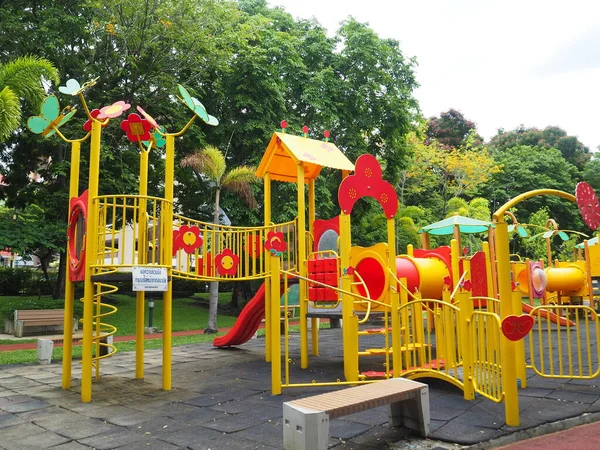 Outdoor Play Equipment Park — Stock Photo, Image