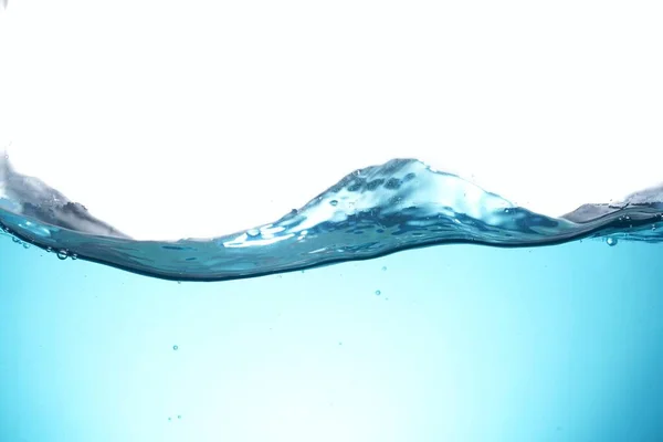 Blaues Wasser Welle Bild Für Hintergrund — Stockfoto