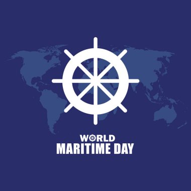 Vector illustration of World Maritime Day
