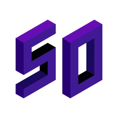 Suluboya el, beyaz arka planda izole edilmiş 50 numara yeşil yaprak çizdi. Çiçek tarzı. Vektör illüstrasyonu