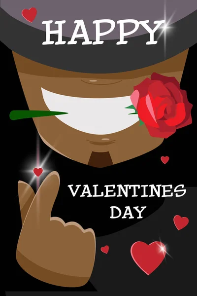 Valentijnskaart Voor Viering Liefde — Stockfoto