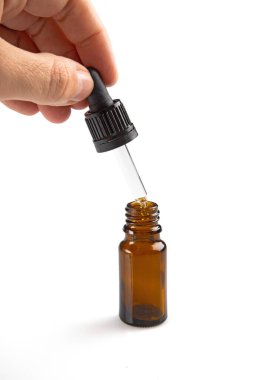 medicine container isolated on white